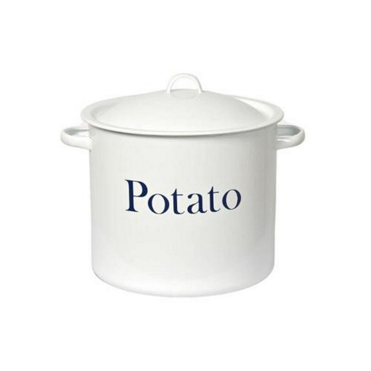 garden-trading-enamel-potato-store-white - Garden Trading Enamel Potato Store White