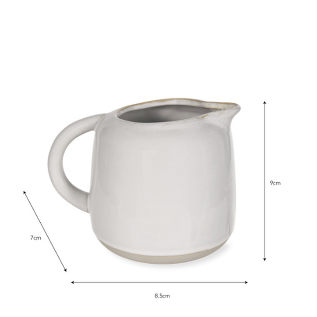 garden-trading-holwell-white-ceramic-sauce-jug - Garden Trading Holwell Ceramic Sauce Jug