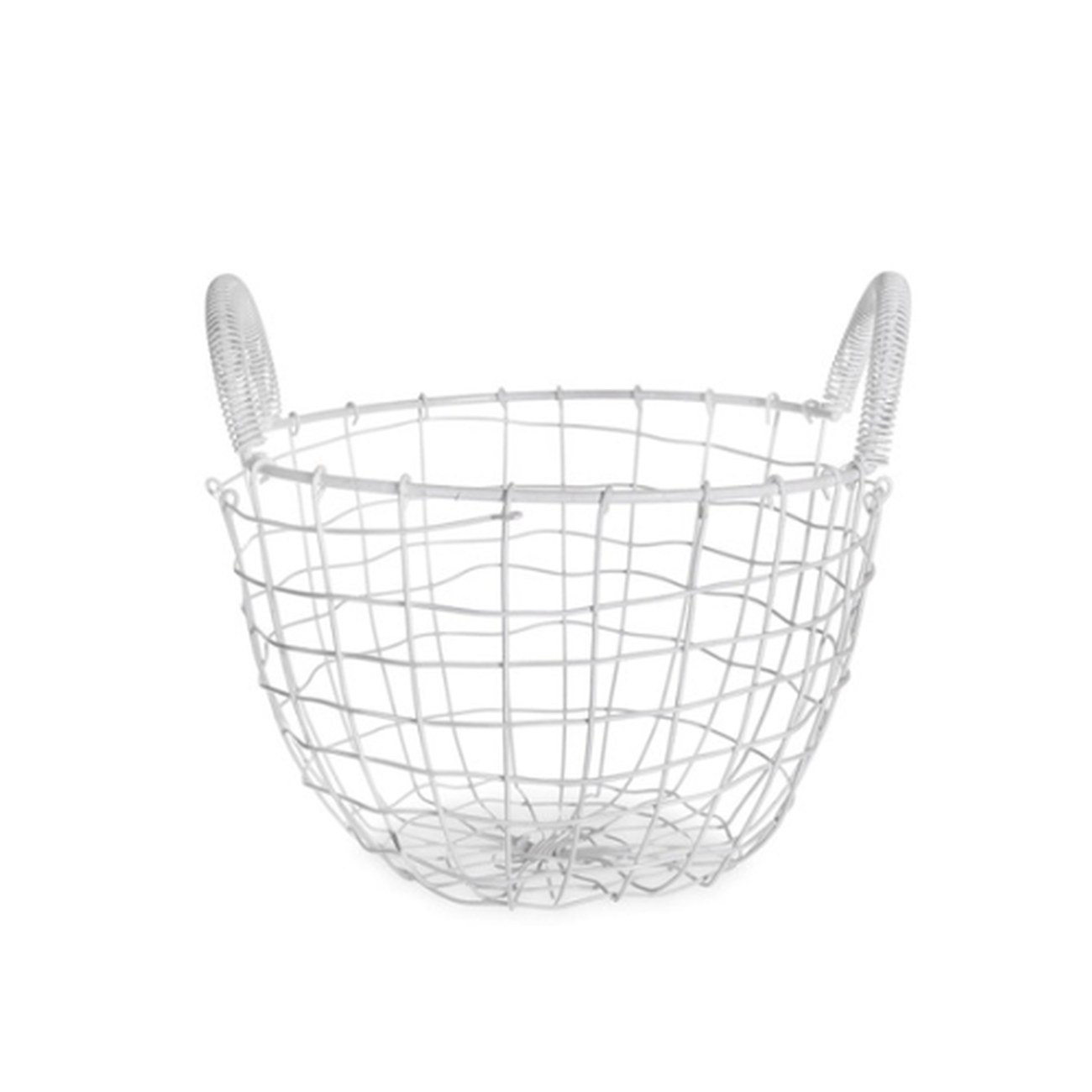 garden-trading-white-wirework-basket-small - Garden Trading White Wirework Basket-Small
