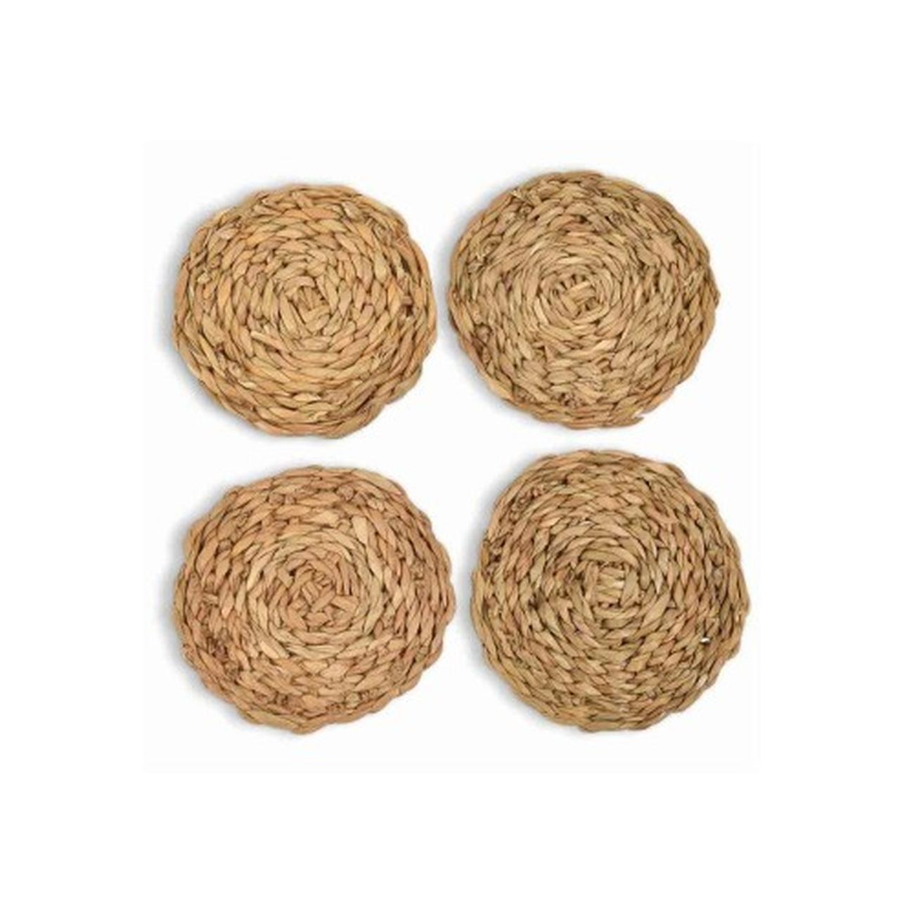 gdt-coasters-natural-set-of-4-brading - Garden Trading Brading Coasters Natural Set of 4