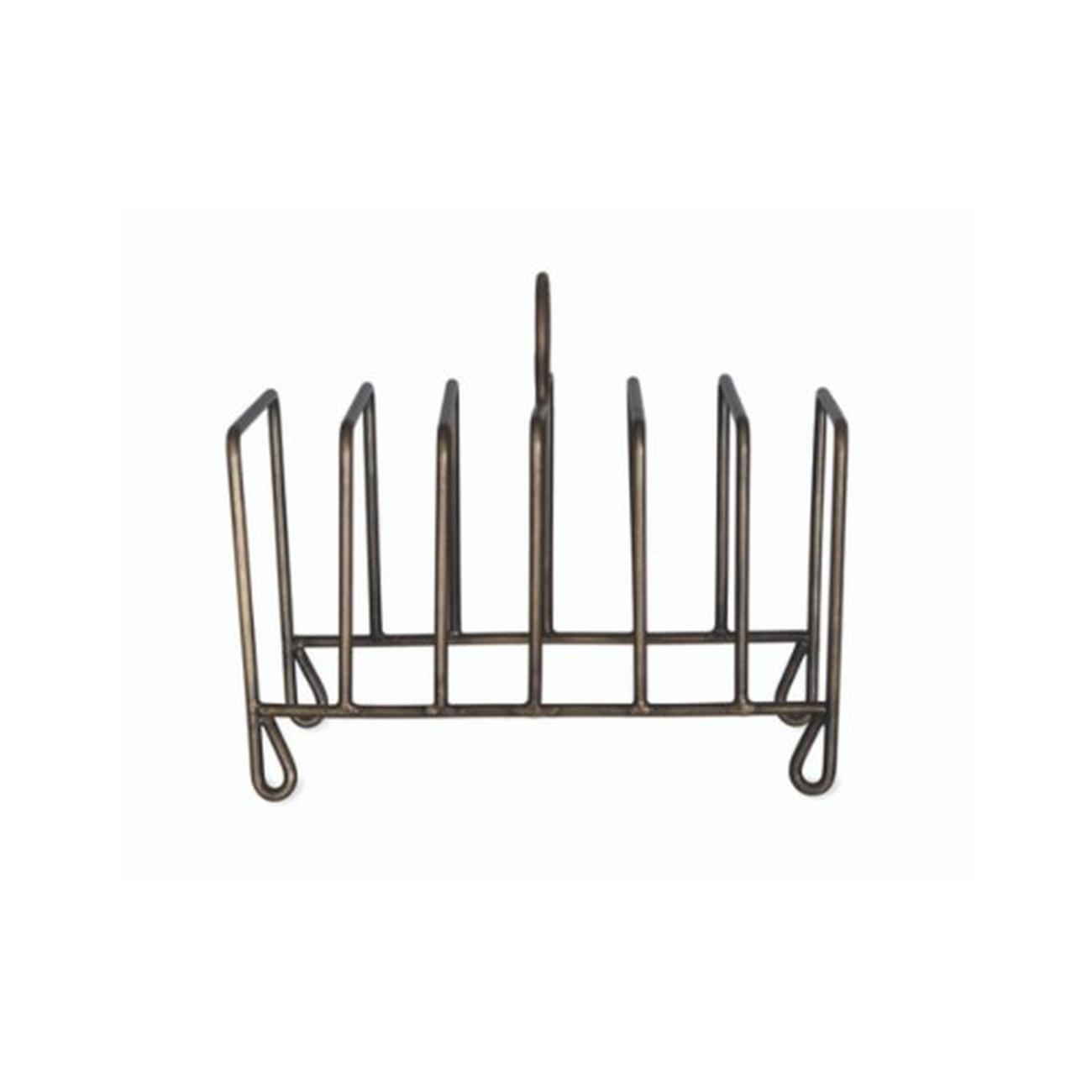 gdt-toast-rack-antique-brass-brompton - Garden Trading Brompton Toast Rack Antique Brass
