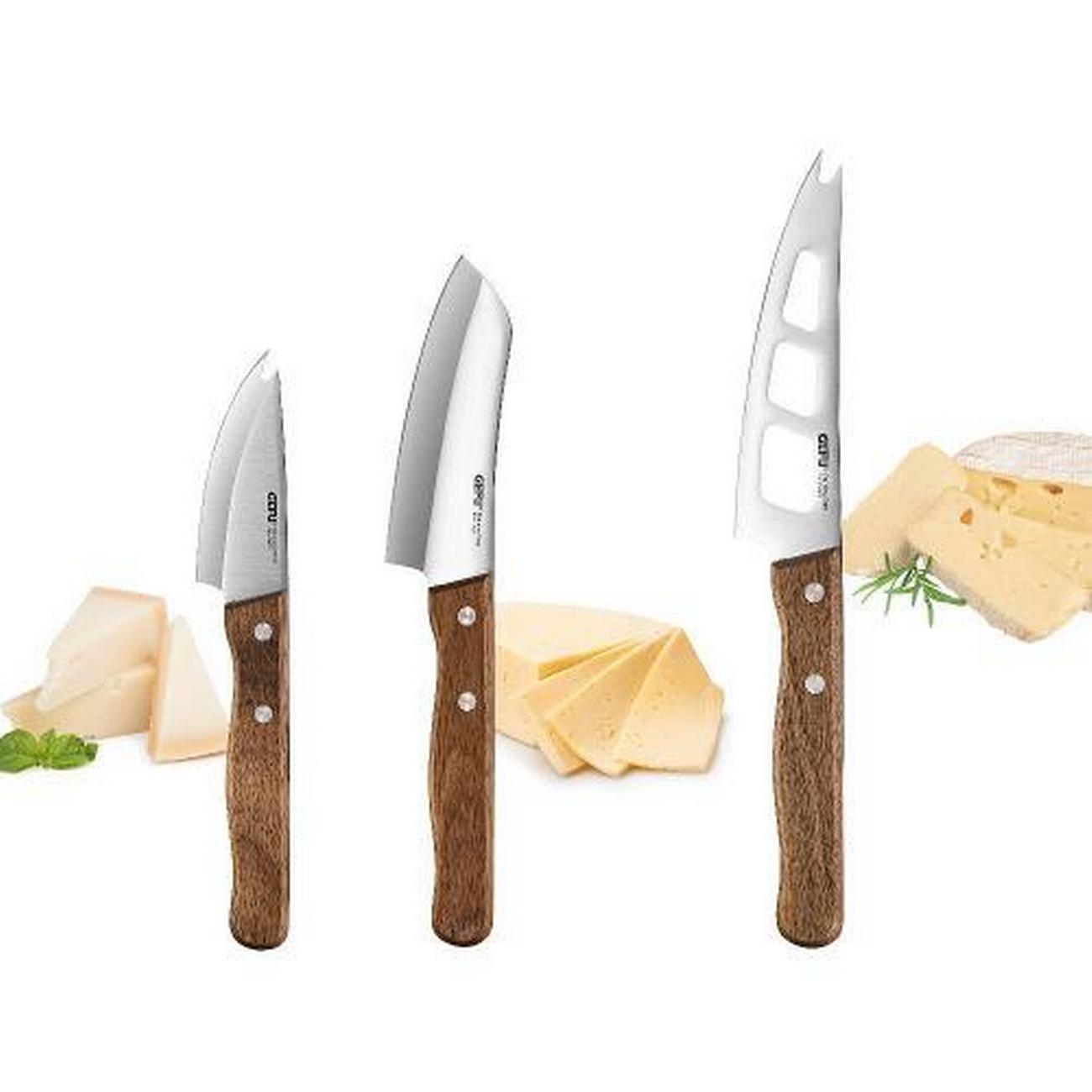 gefu-cheese-knife-set-of-3-cavina - Gefu Cheese Knife Set of 3 CAVINA