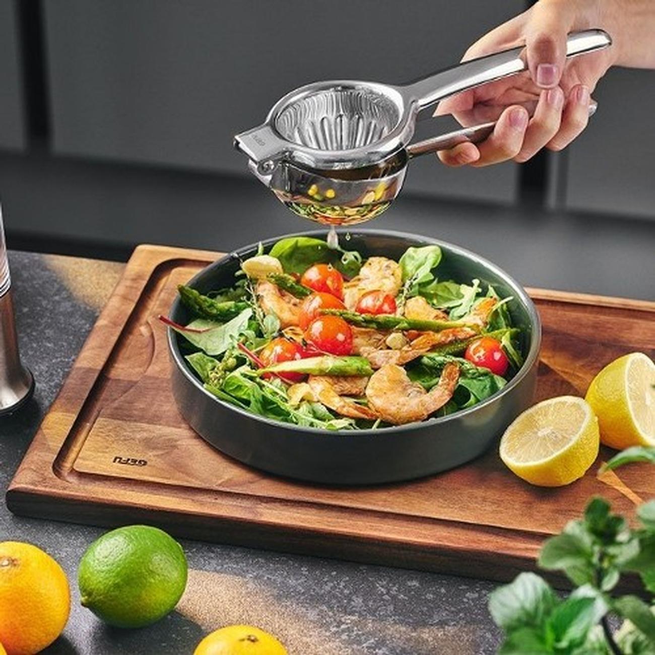gefu-citrus-press-stainless-steel - Gefu Citrus Press Stainless Steel