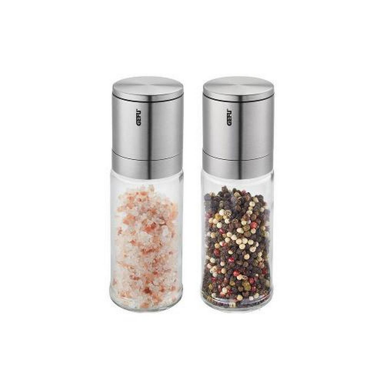 gefu-salt-pepper-mill-set-lamola - GEFU Salt & Pepper Mill Set LAMOLA