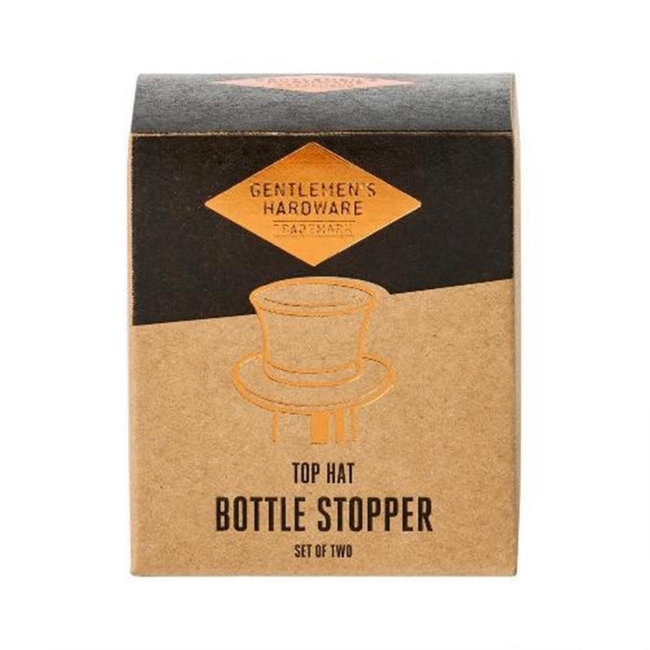 gentlemens-hardware-top-hat-bottle-stopper-set-of-2 - Gentlemen's Hardware Top Hat Bottle Stopper Set of 2