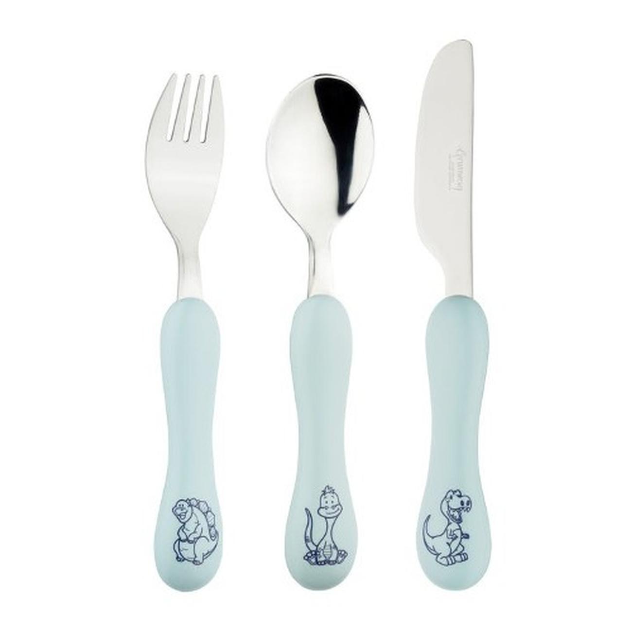 grunwerg-3piece-childs-set-dinosaur-pattern - Grunwerg 3 Piece Child's Set Dinosaur Pattern