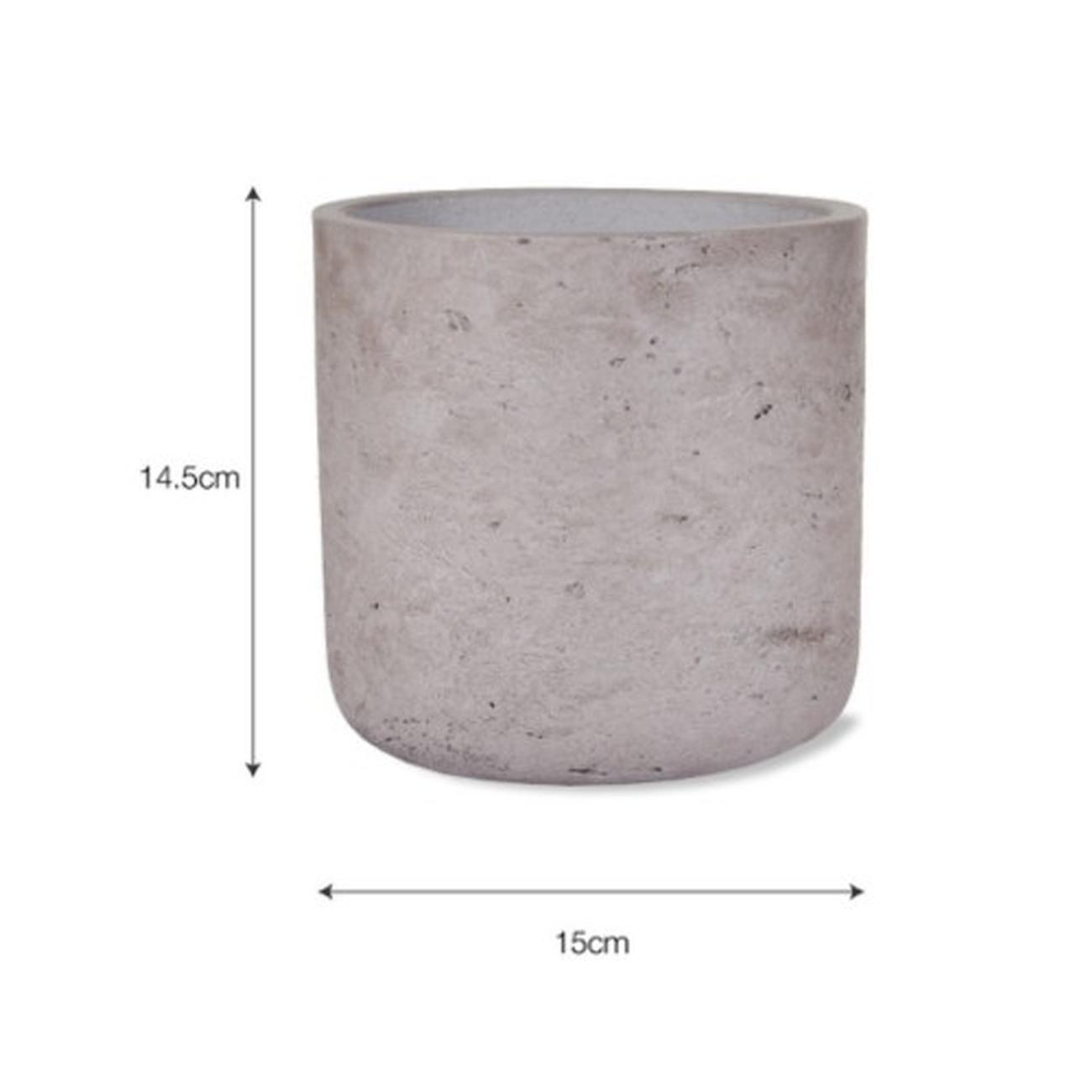 gt-stratton-sraight-plant-pots-stone - Garden Trading Stratton Straight Plant Pots Stone Small