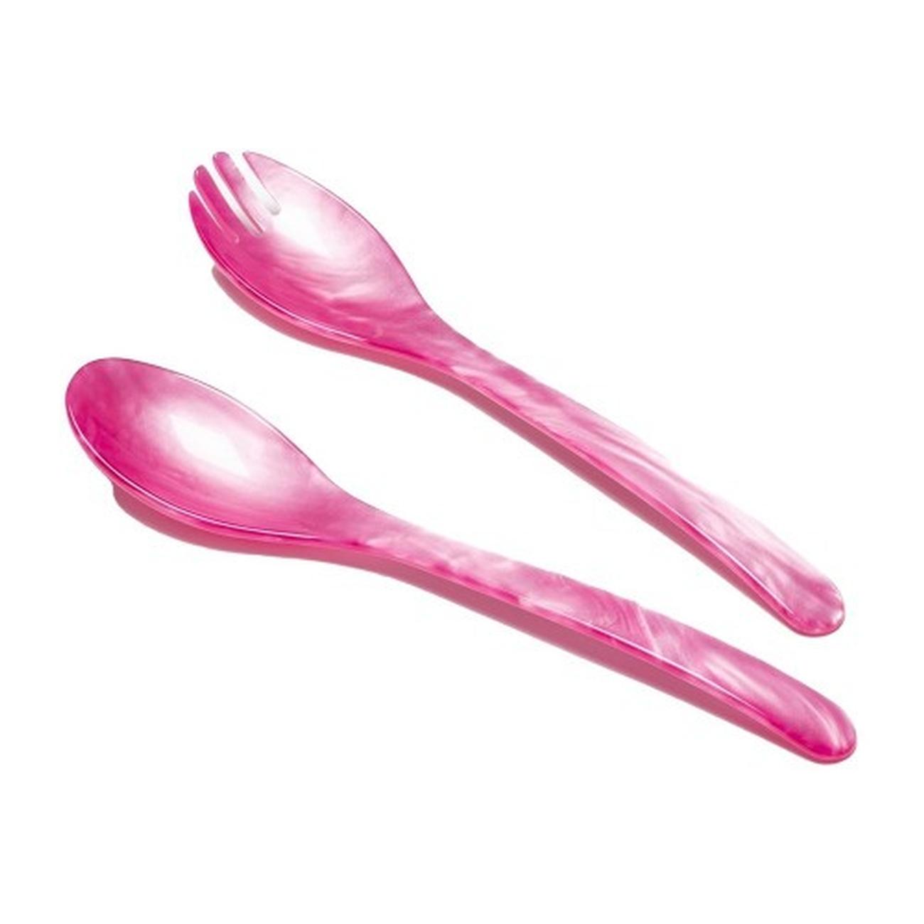 heim-sohne-salad-server-set-pink - Heim Sohne Salad Server Set Pink