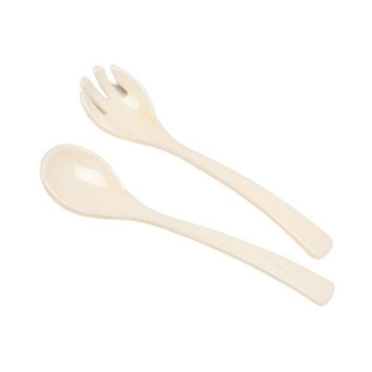 heim-sohne-small-salad-server-set-ivory - Heim Sohne Small Salad Server Set Ivory