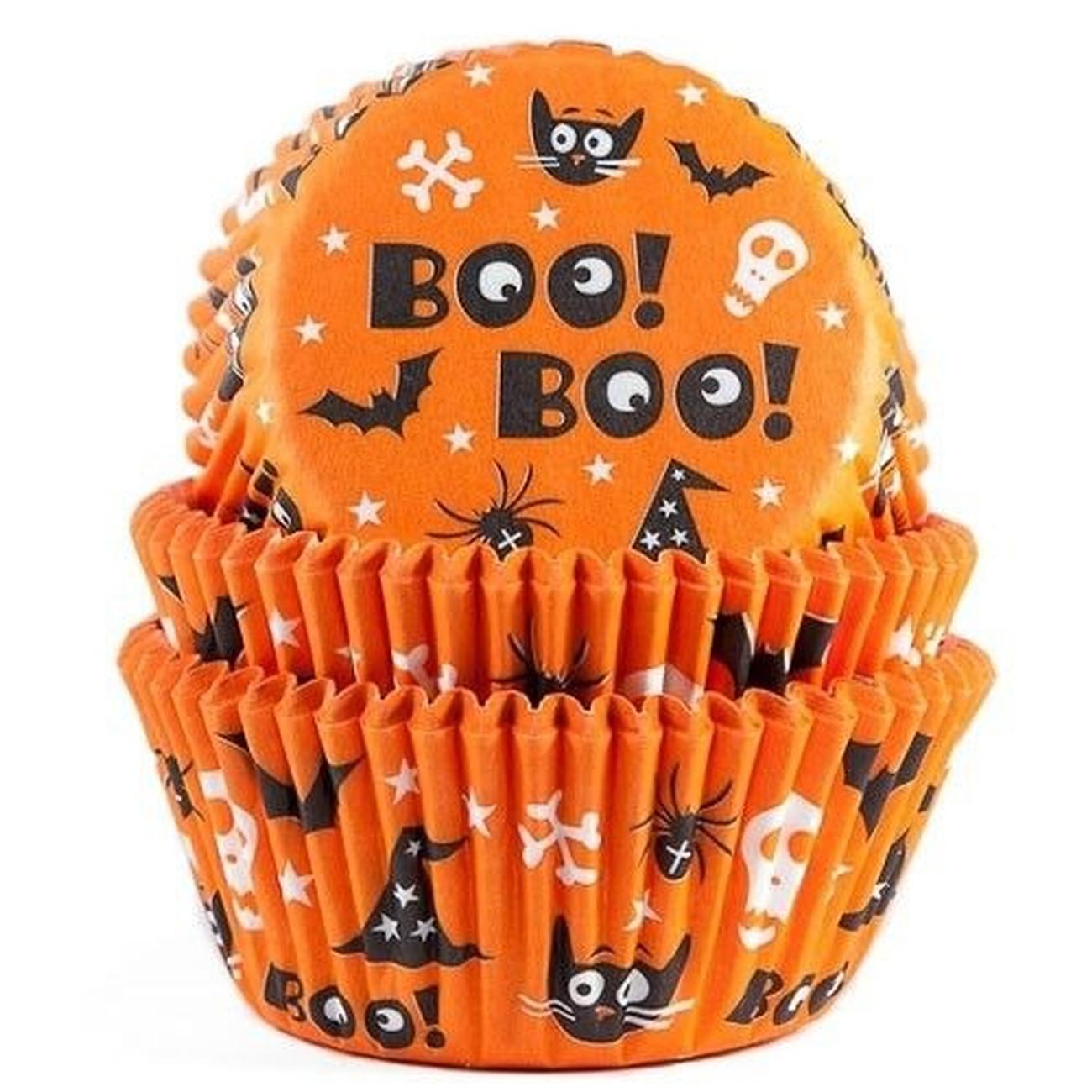 hom-scary-baking-cups-50pc - House of Marie Scary Baking Cups 50pc