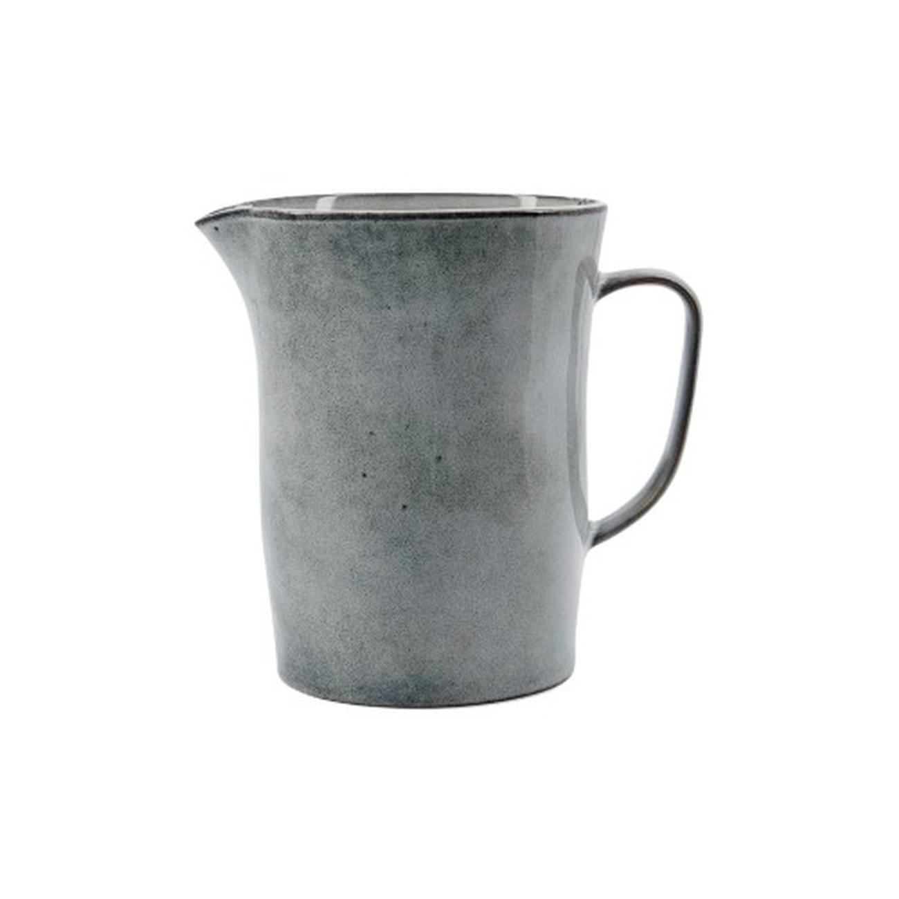 house-doc-jug-rustic-grey-blue-large - House Doctor Rustic Jug Grey Blue