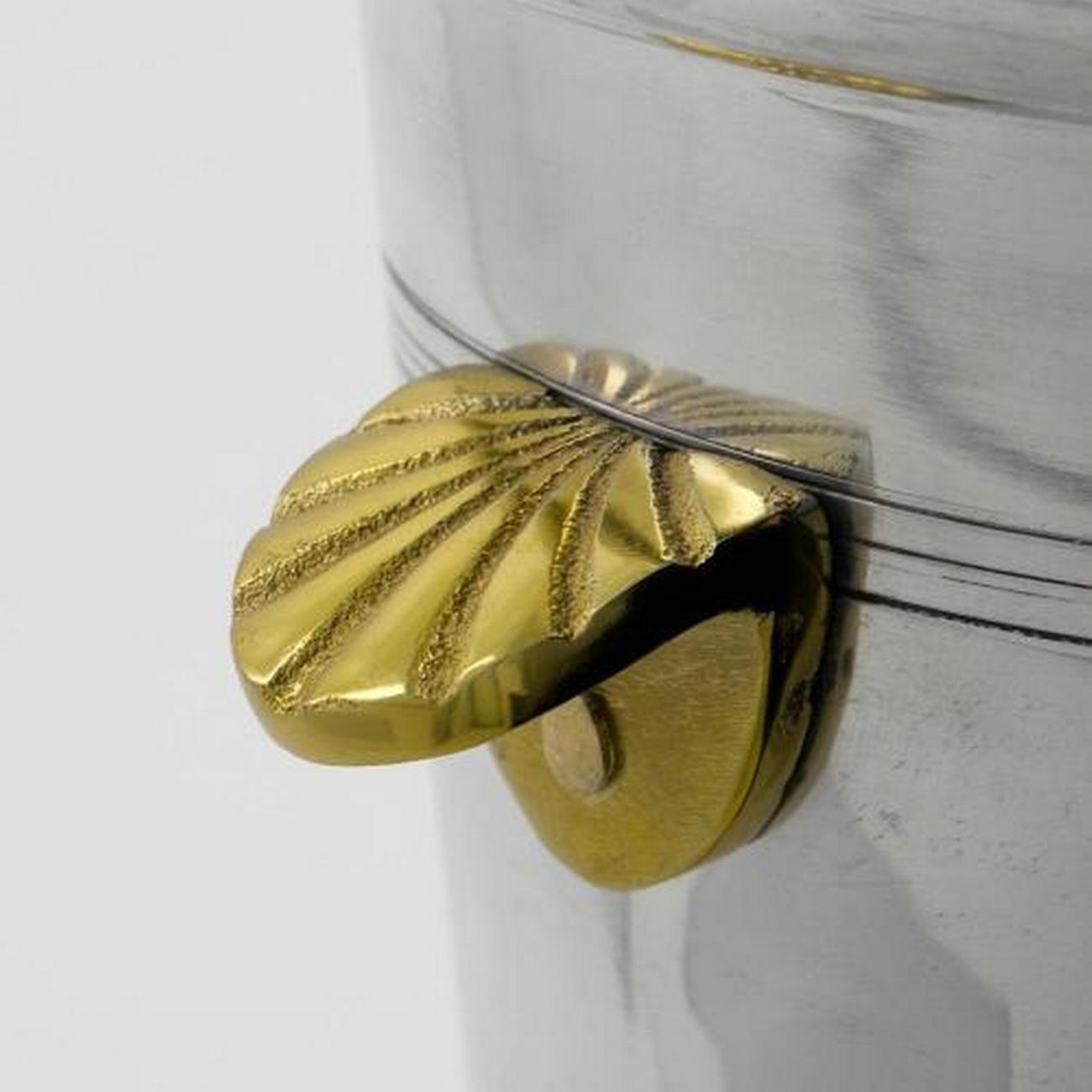 house-doctor-antique-silver-finish-wine-cooler - House Doctor Antique Silver Finish Wine Cooler