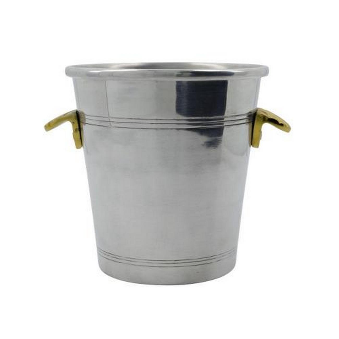 house-doctor-antique-silver-finish-wine-cooler - House Doctor Antique Silver Finish Wine Cooler