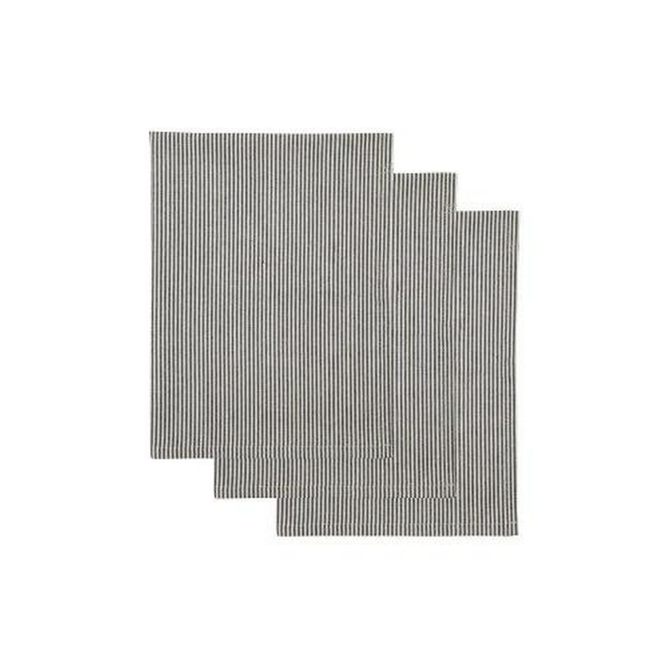 house-doctor-cook-tea-towels-dark-grey - House Doctor Cook Tea Towels Dark Grey