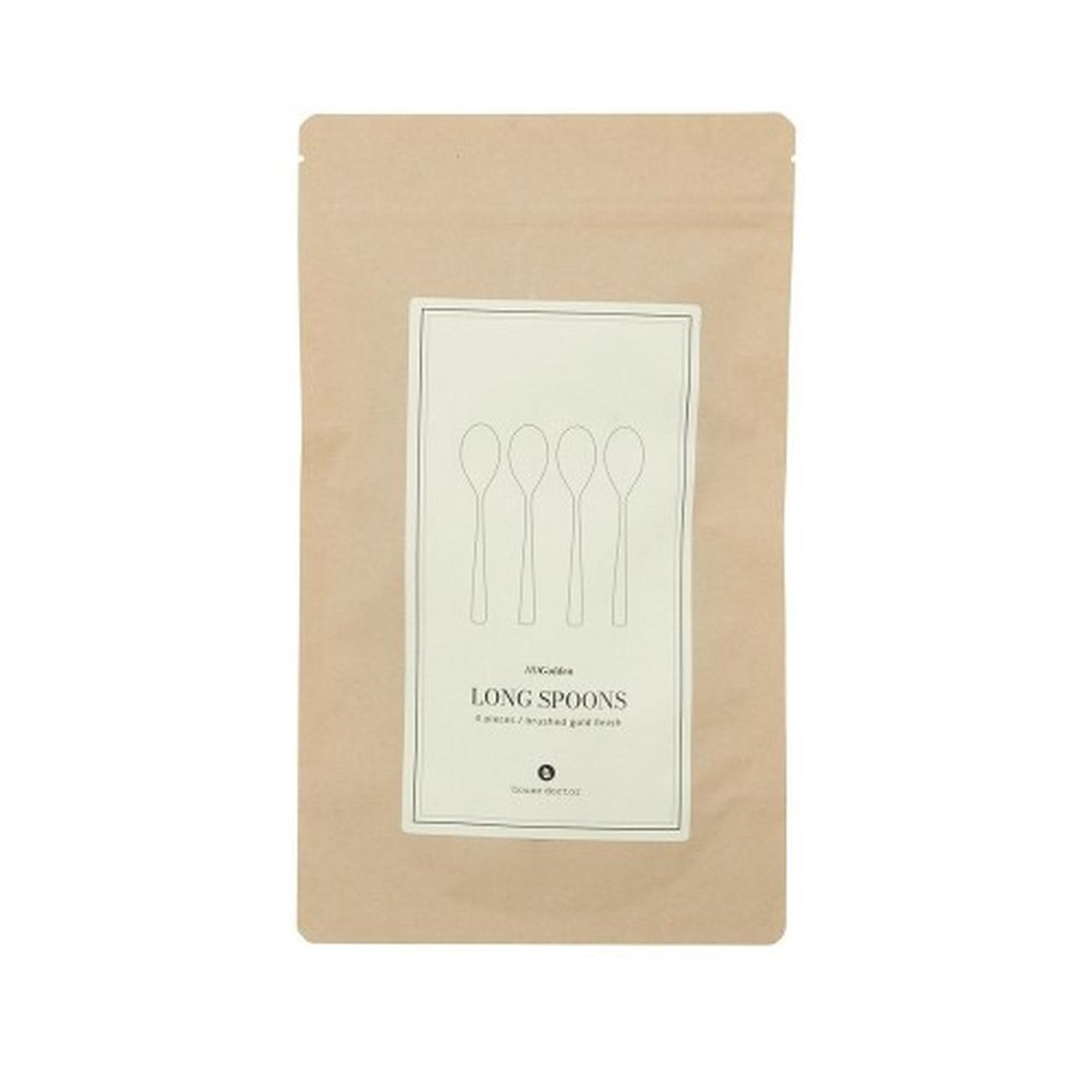 house-doctor-long-spoon-golden-set-of-4 - House Doctor Golden Long Spoon Set of 4