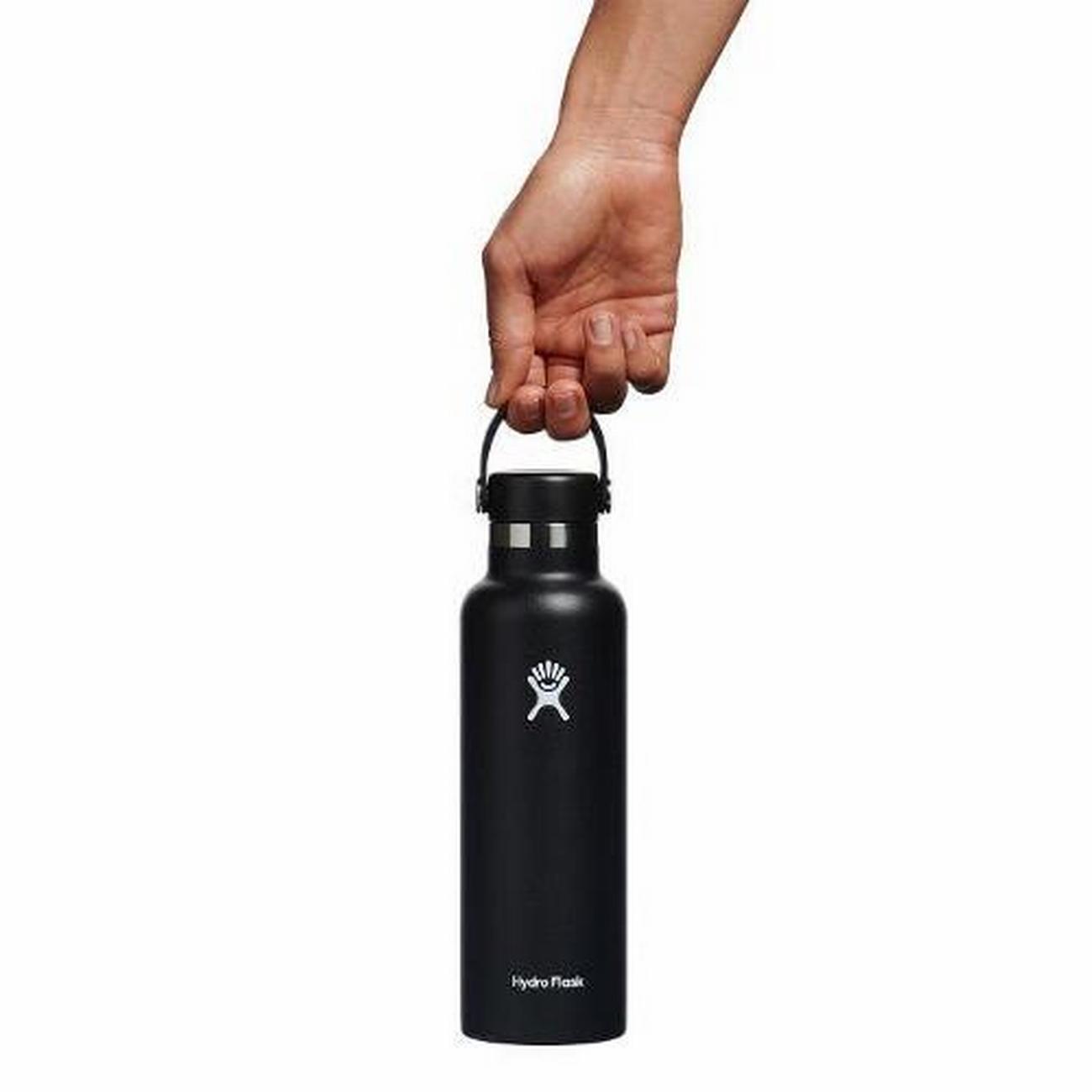 hydroflask-21-oz-standard-mouth-flex-cap-black - Hydroflask Standard Flex Cap Black 21oz(621ml)