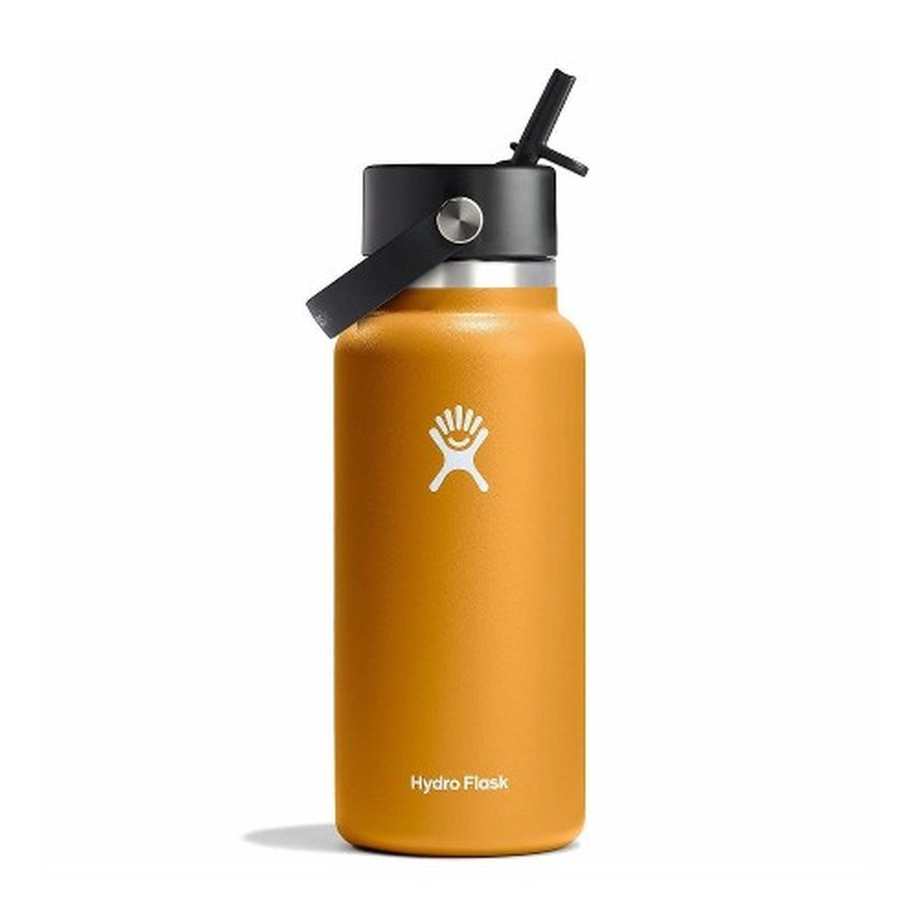 hydroflask-32oz-wide-flex-straw-cap-fossil - Hydro Flask Wide Flex Straw Cap Fossil 32oz(946ml)