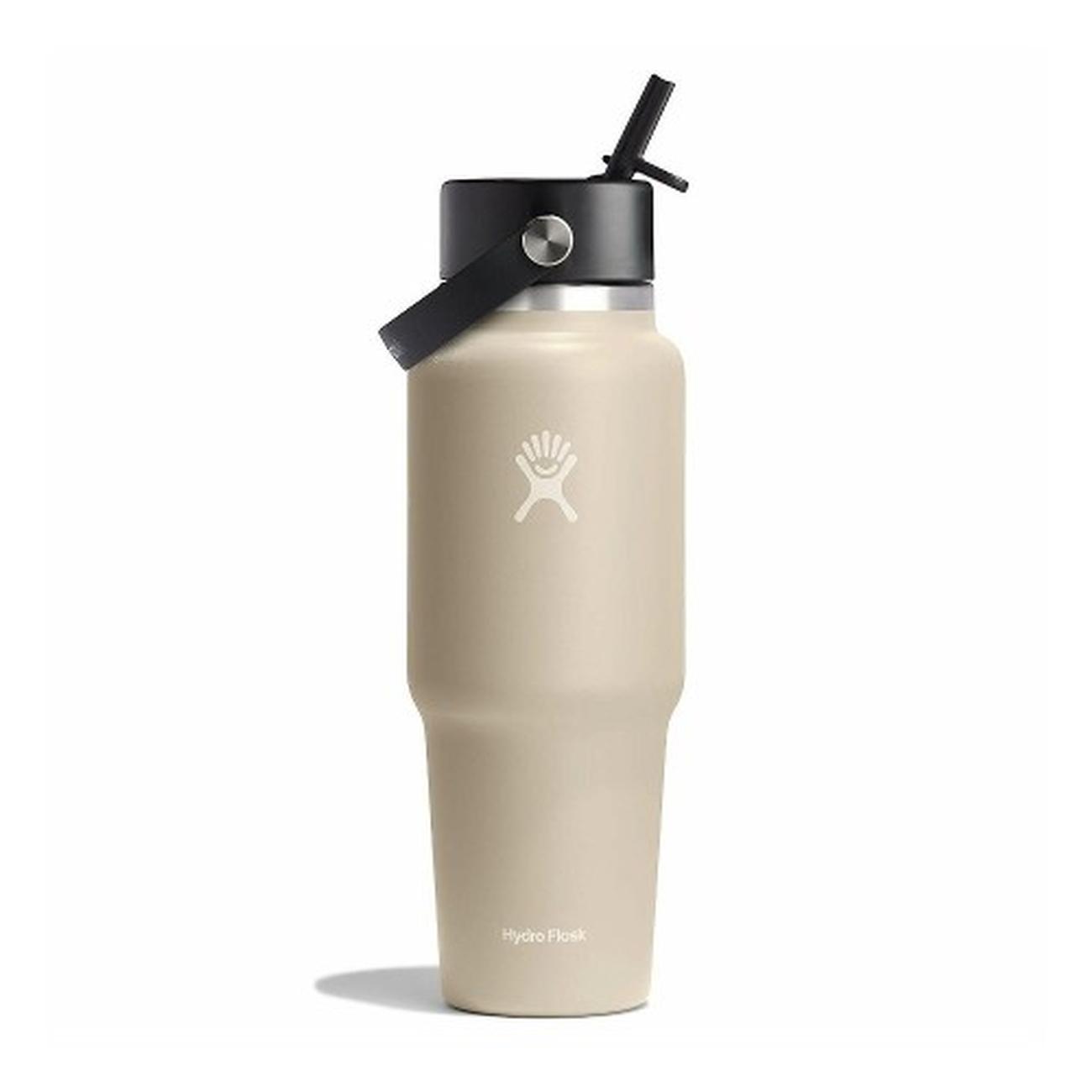 hydroflask-32oz-wide-flex-straw-travel-bottle-oat - Hydro Flask Wide Flex Straw Cap Travel Bottle Oat 32oz(946ml)