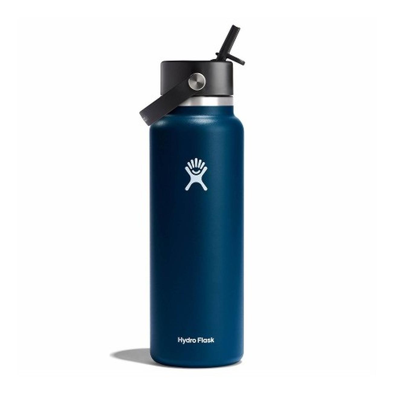 hydroflask-indigo-32oz-wide-flex-straw-cap - Hydro Flask Wide Flex Straw Cap Indigo 32oz(946ml)
