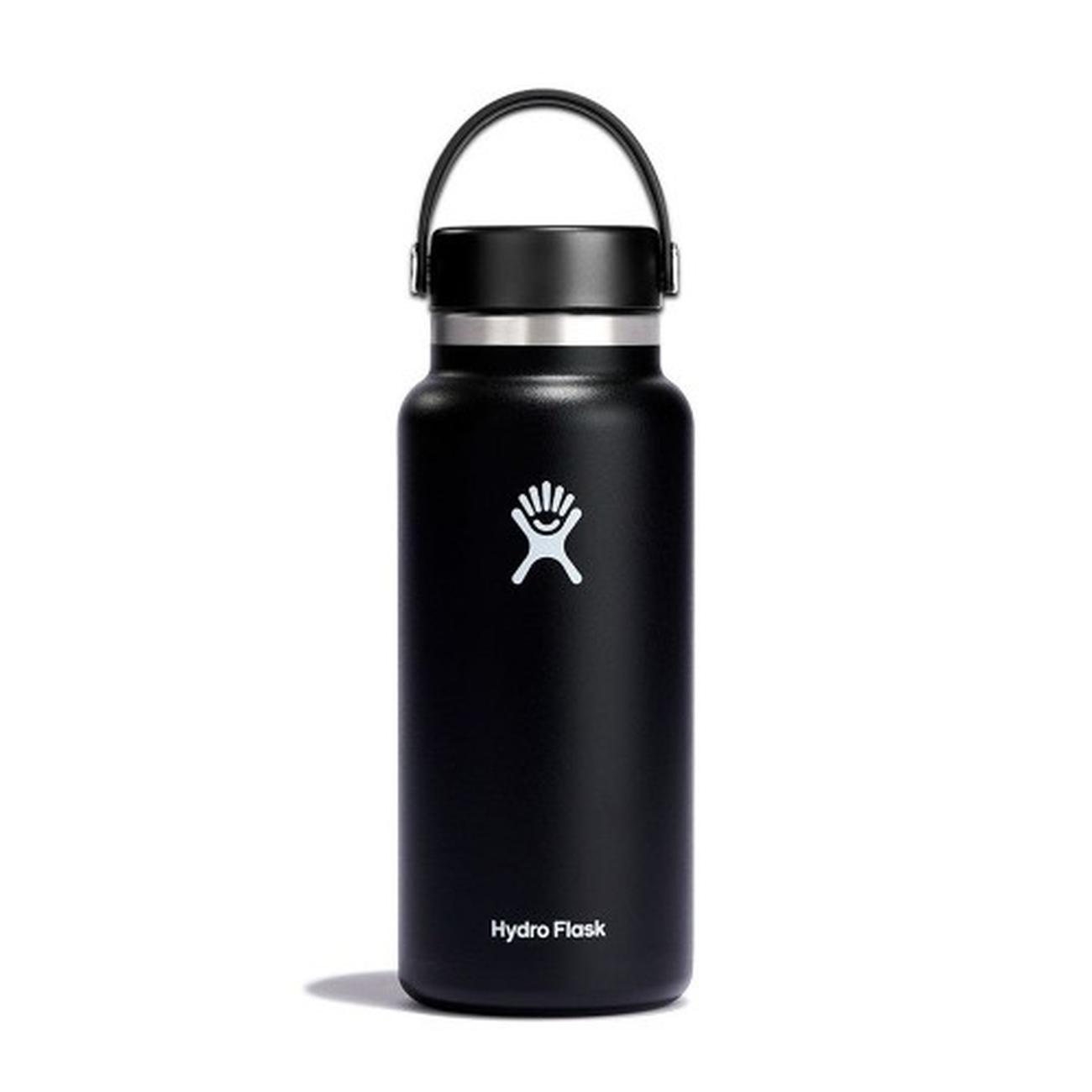 hydroflask-wide-mouth-flex-cap-black-32oz - Hydro Flask Wide Mouth Flex Cap Black 32oz(946ml)