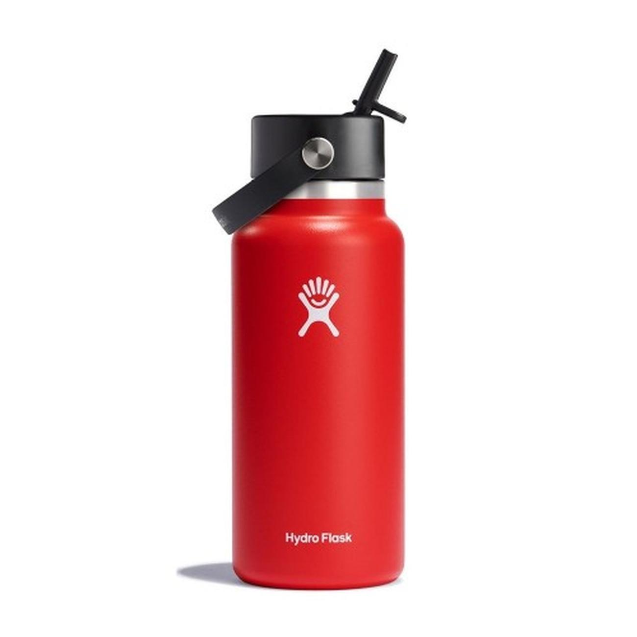 hydroflask-wide-mouth-flex-straw-cap-goji-32oz - Hydro Flask Wide Mouth Flex Straw Cap Goji 32oz(946ml)