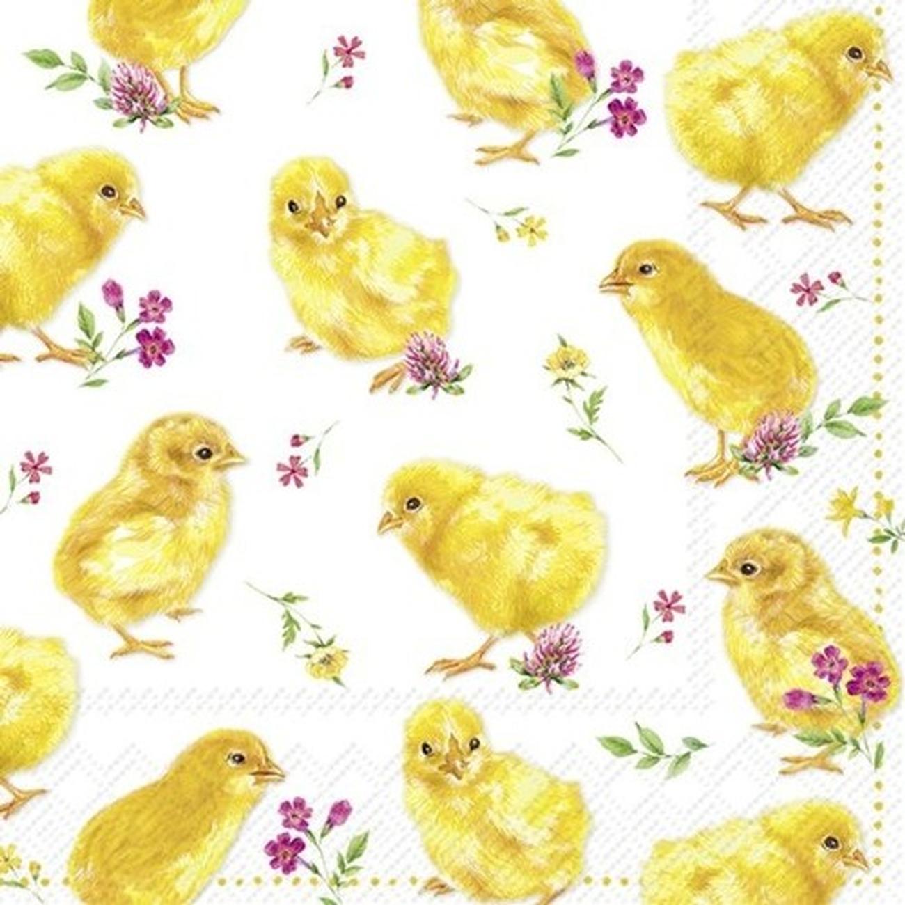 ihr-chicks-lunch-napkins - IHR Lunch Napkins Chicks 