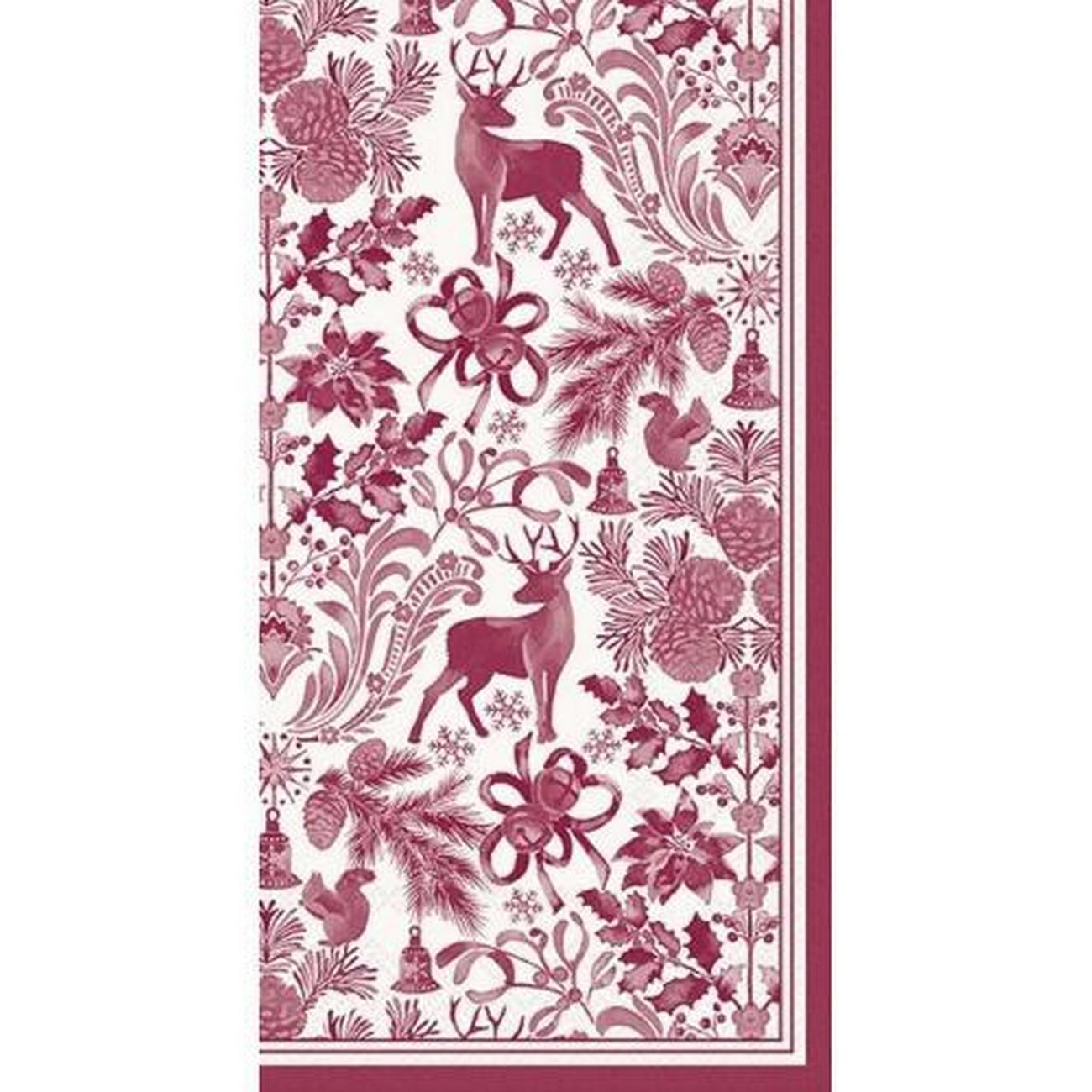 ihr-christmas-buffet-napkin-brimsley-red - IHR Christmas Buffet Napkin Brimsley Red