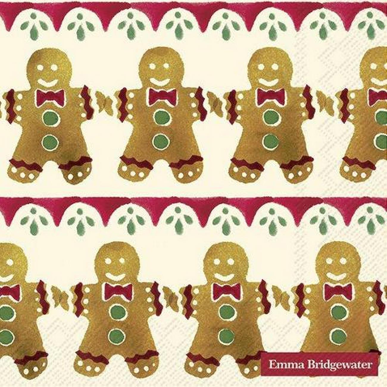 ihr-christmas-lunch-napkins-gingerbread-cream - IHR Christmas Lunch Napkins Gingerbread Cream