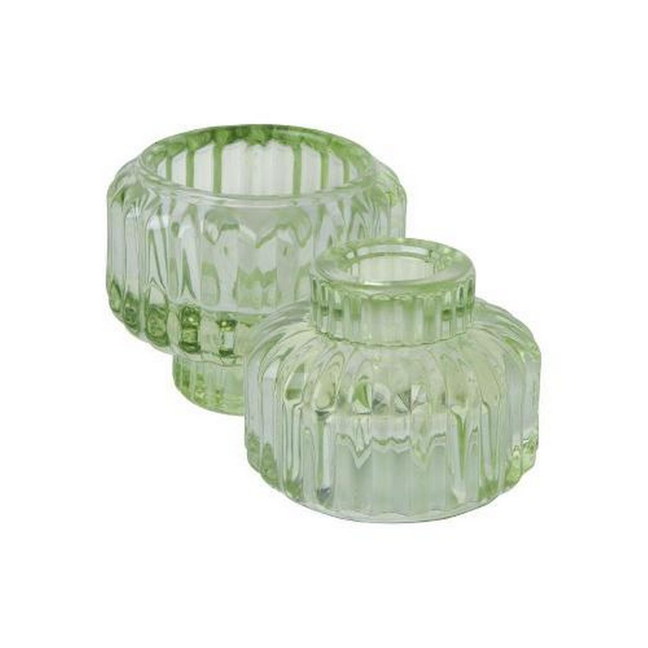 ihr-glass-candle-holder-light-green - IHR Glass Candle Holder Light Green