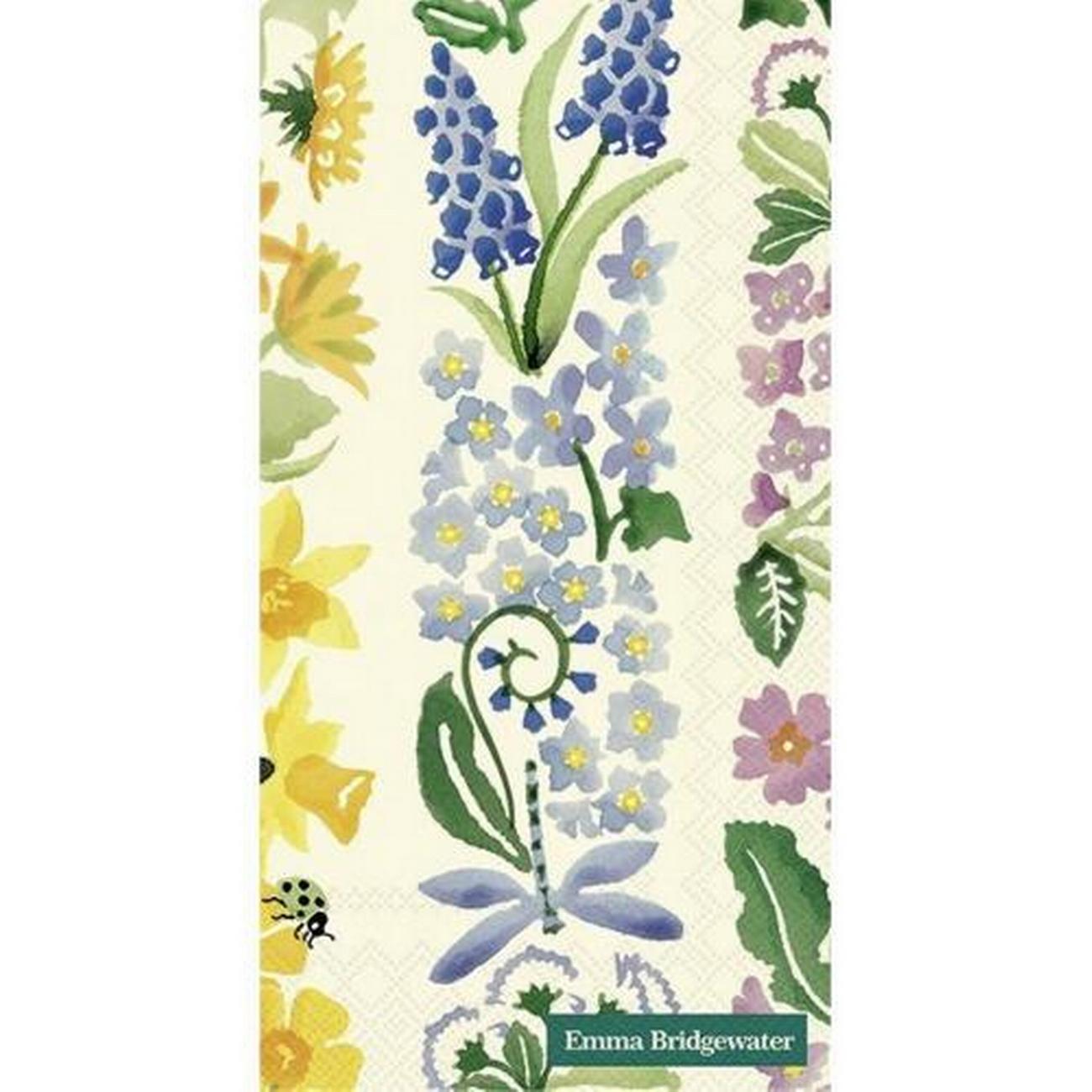 ihr-wildflowers-cream-guest-towel - IHR Guest Towel Wildflowers Cream