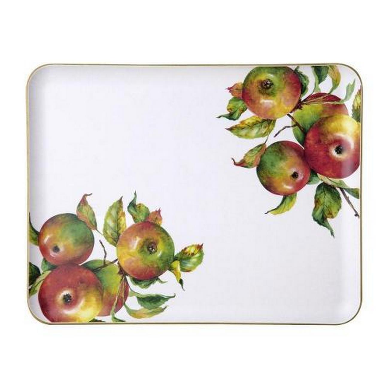 ihr-home-grown-apple-cream-wooden-tray - IHR Home Grown Apple Cream Wooden Tray 
