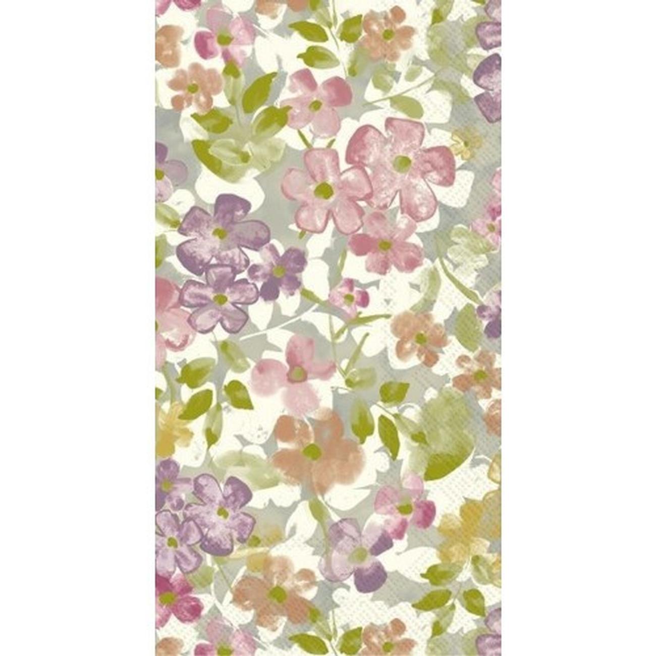 ihr-juna-cream-green-guest-towel - IHR Guest Towels Juna Cream Green