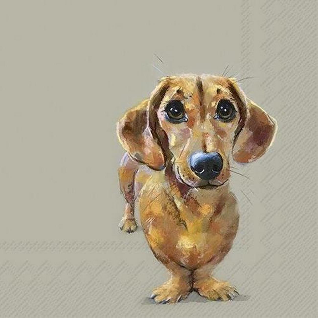 ihr-lunch-napkin-dog-buddy-linen - IHR Lunch Napkin Dog Buddy Linen