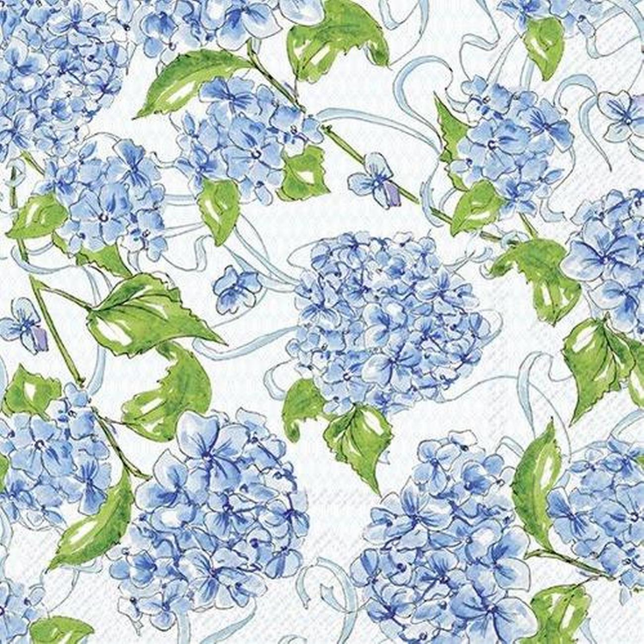 ihr-lunch-napkins-hydrangea-allover - IHR Lunch Napkins Hydrangea Allover