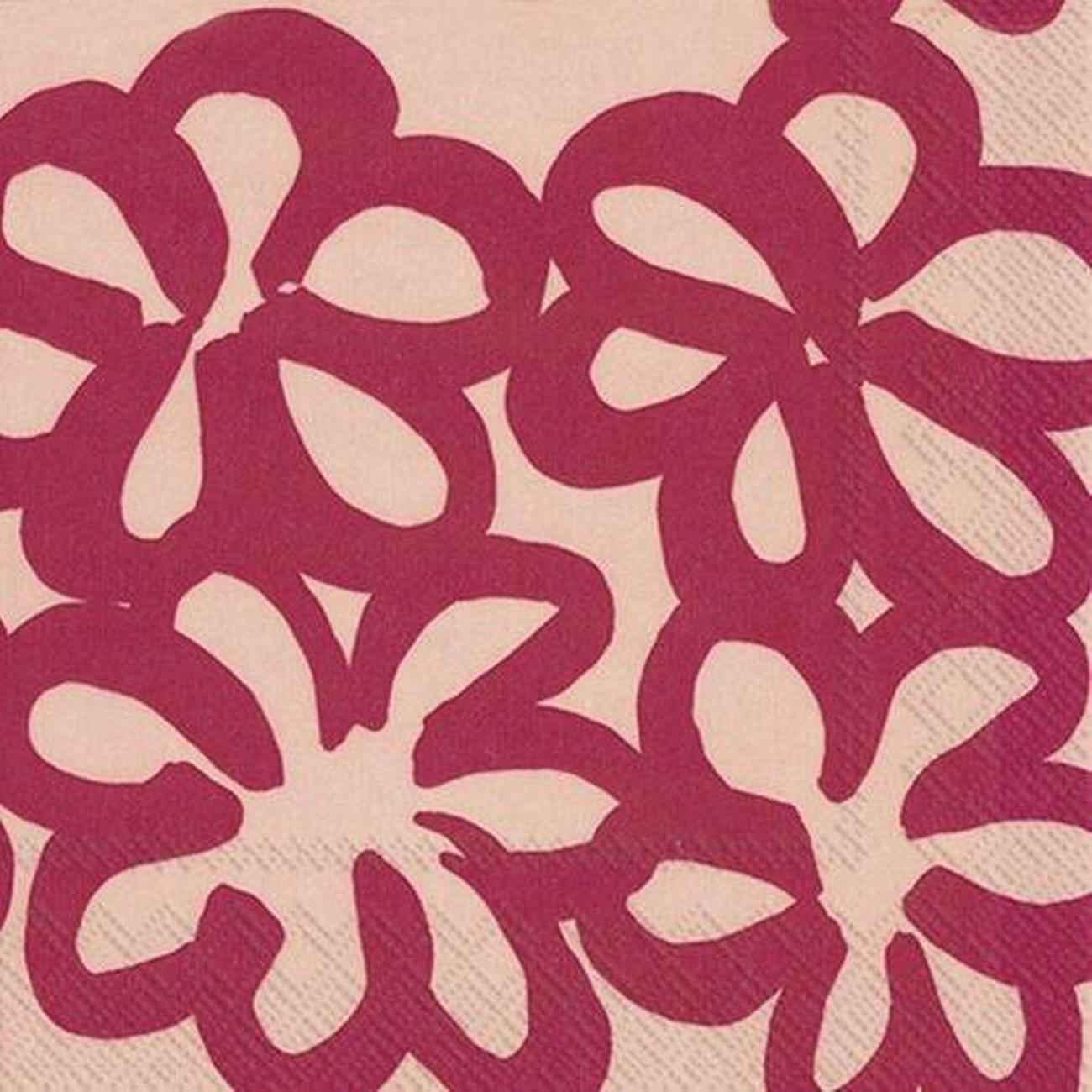 ihr-lunch-napkins-jattikukka-rose-lunch-napkins - IHR Lunch Napkins Jattikukka Rose