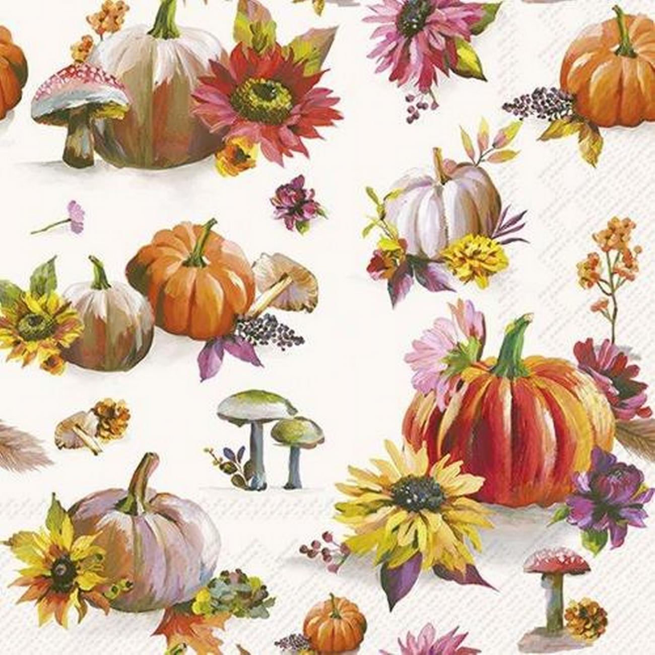 ihr-lunch-napkins-soft-pumpkin-cream - IHR Lunch Napkins Soft Pumpkin Cream
