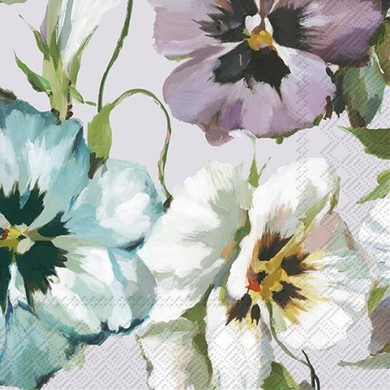 ihr-martha-light-lilac-lunch-napkins - IHR Lunch Napkins Martha Light Lilac