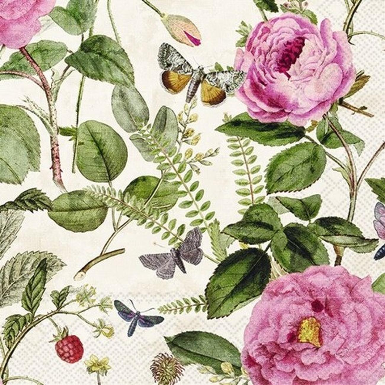 ihr-mette-cream-cocktail-napkin - IHR Cocktail Napkins Mette Cream