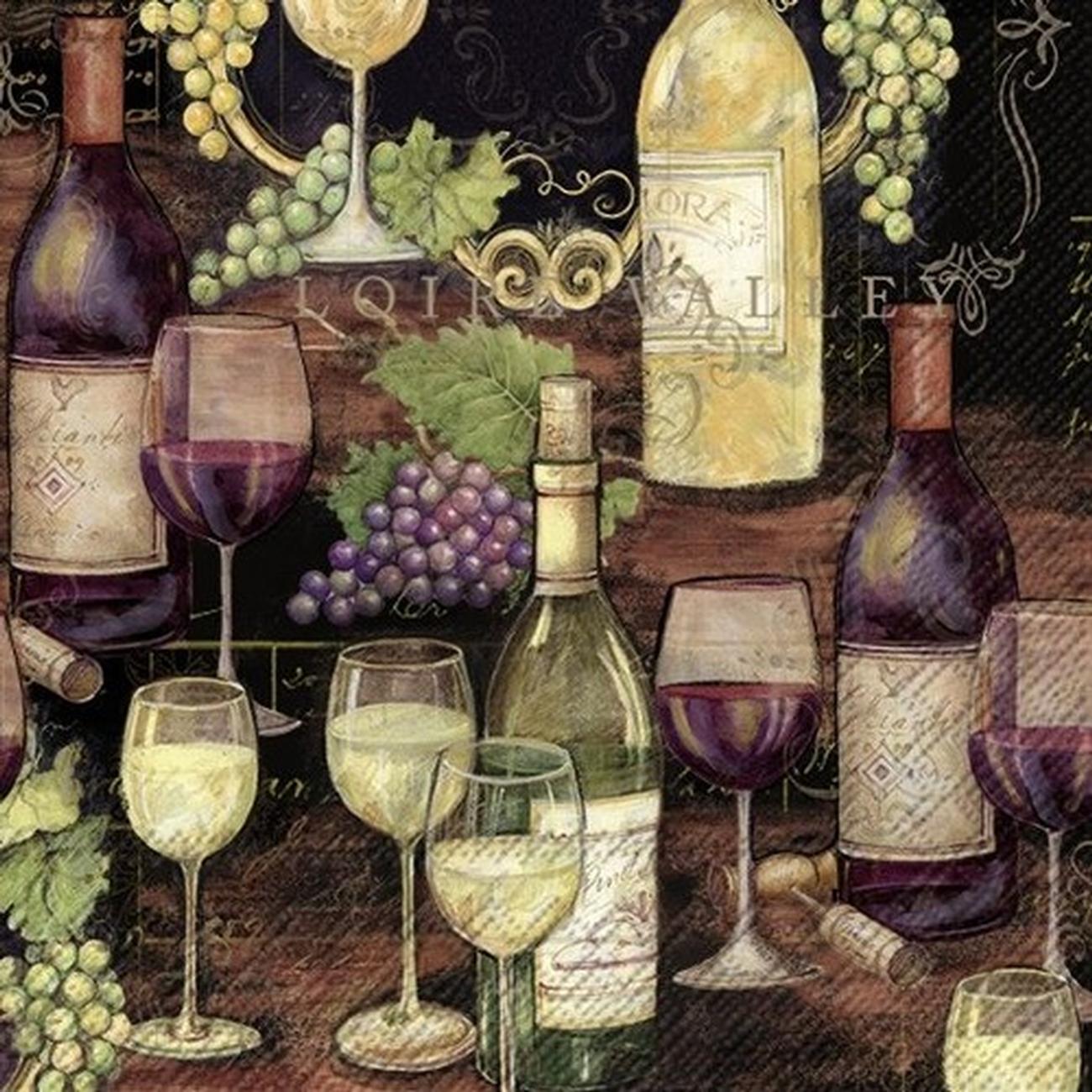 ihr-regal-wine-lunch-napkins - IHR Lunch Napkins Regal Wine 