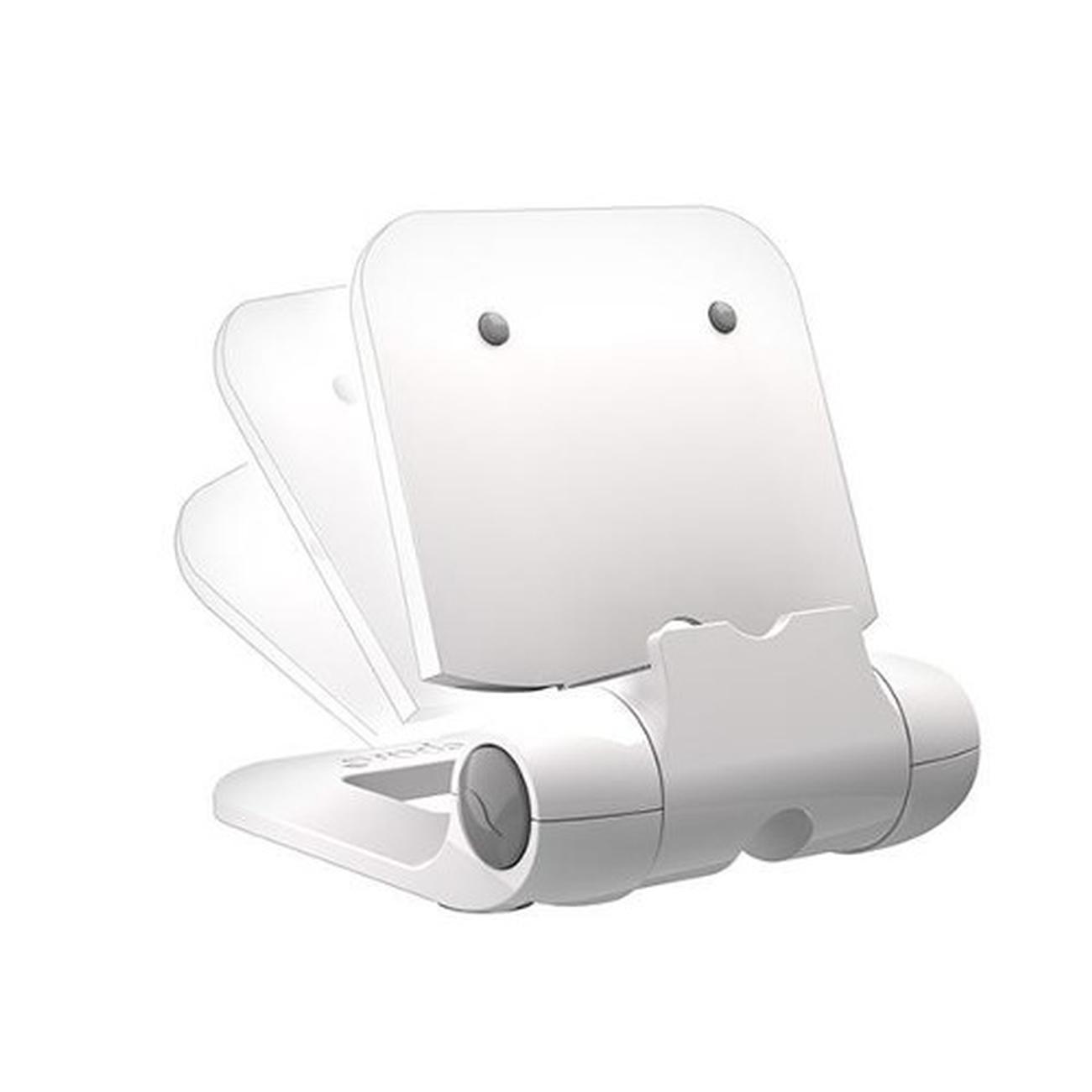 prepara-iPrep-mini-white-smart-phone-stand - Prepara iPrep Mini Folding Smartphone Stand White