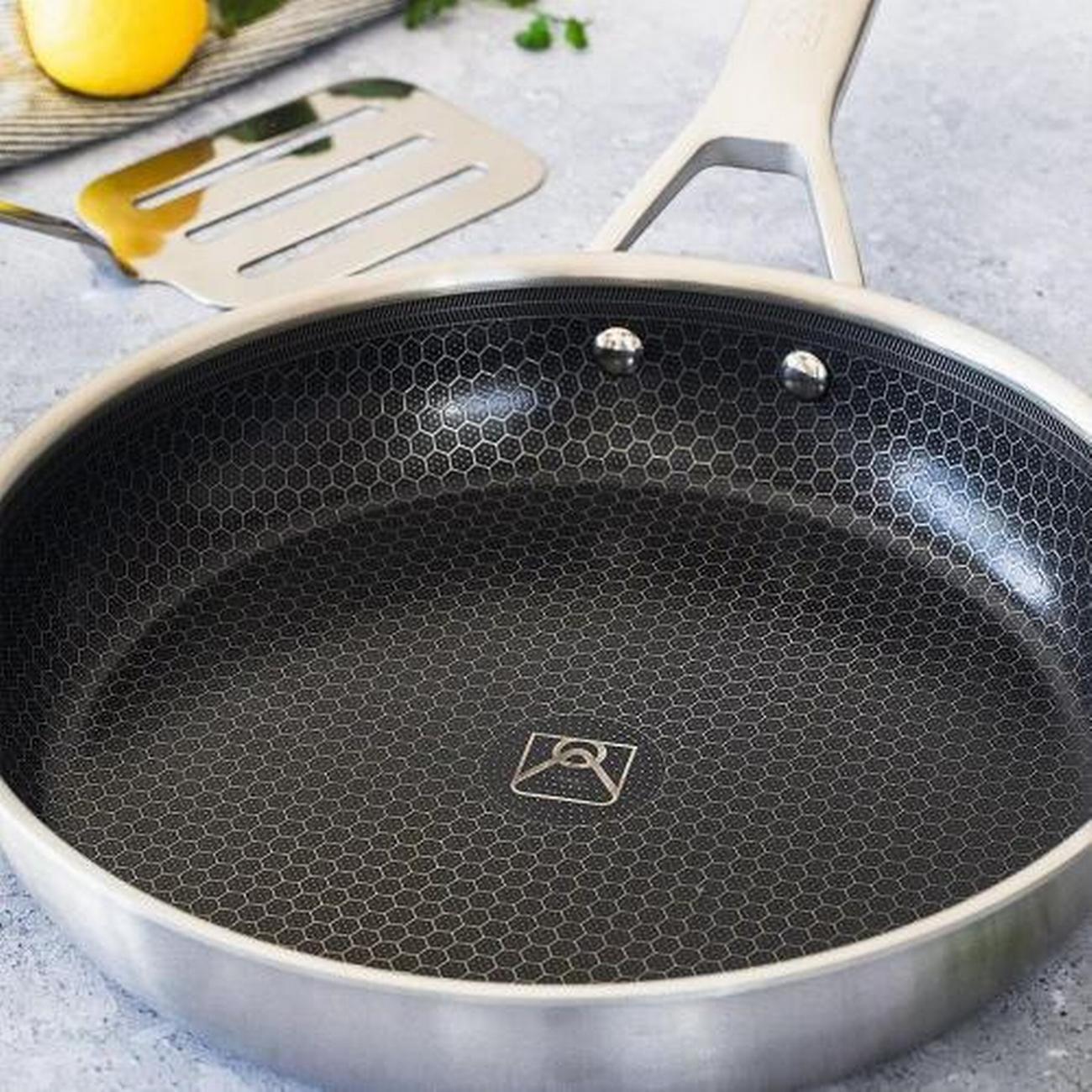 isogona-hybrid-cell-honeycomb-stainless-steel-frying-pan-24cm - Isogona Hybrid Cell Honeycomb Stainless Steel Frying Pan 24cm