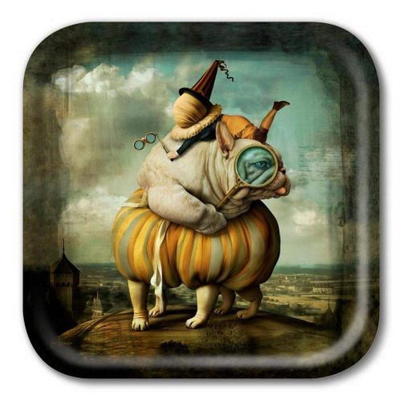 jamida-as-one-would-expect-serving-tray-32x32cm - Jamida As One Would Expect Serving Tray by Maggie Taylor