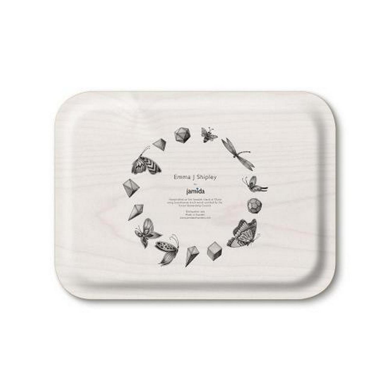 jamida-polar-navy-tray-27x20cm-emma-j-shipley - Jamida Polar Navy Tray by Emma J Shipley 27x20cm 