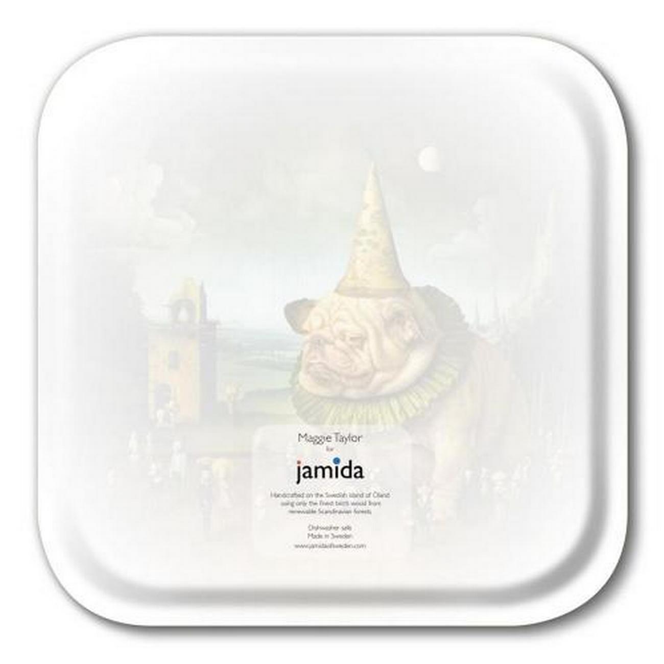 jamida-the-therapist-serving-tray-32x32cm - Jamida The Therapist Serving Tray by Maggie Taylor