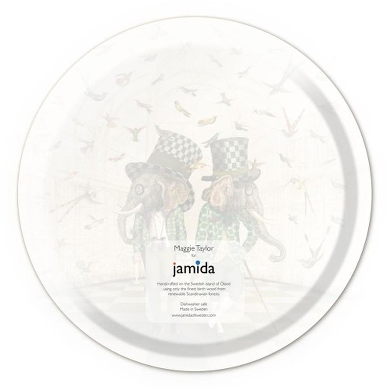 jamida-tray-31cm-the-bird-watchers-maggie-taylor - Jamida The Bird Watchers Serving Tray by Maggie Taylor