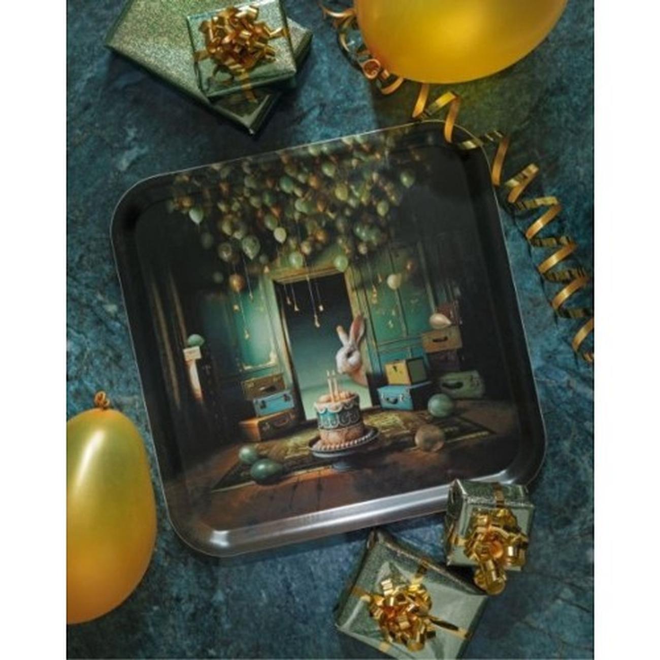 jamida-tray-32x32cm-its-my-party-maggie-taylor - Jamida Its My Party Serving Tray by Maggie Taylor 32cmx32cm 
