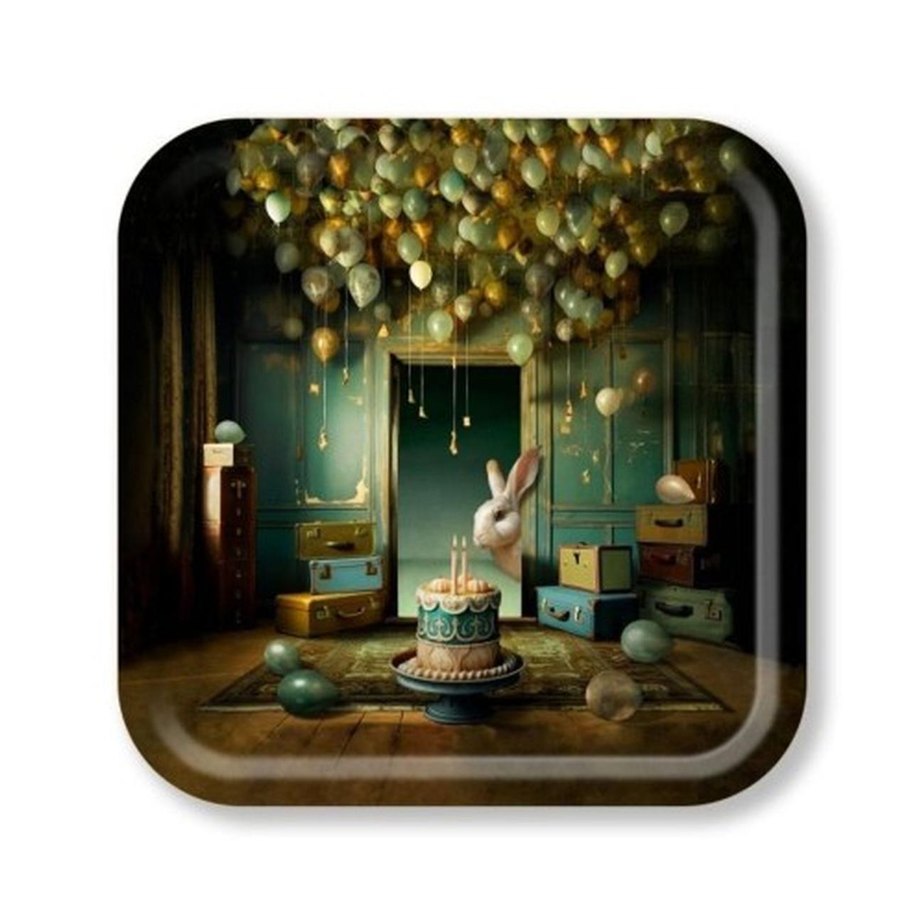 jamida-tray-32x32cm-its-my-party-maggie-taylor - Jamida Its My Party Serving Tray by Maggie Taylor 32cmx32cm 