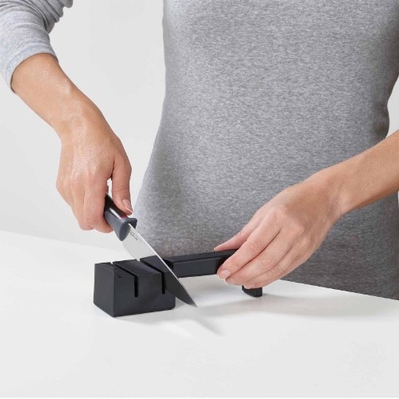 jj-elevate-slim-knives-sharpener 5pc - Joseph Joseph Elevate Knife Block Set With Sharpener 5pc