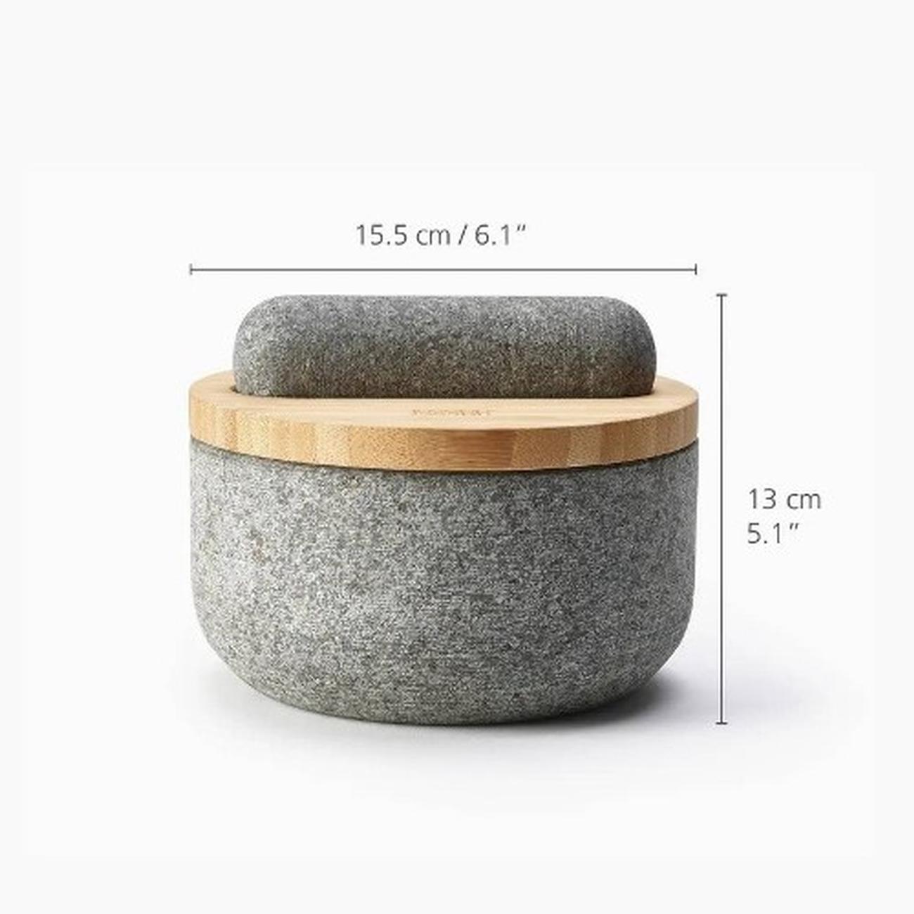 jj-marble-pestle-mortar-bamboo-lid - Joseph Joseph Pestle & Mortar-Marble Bamboo