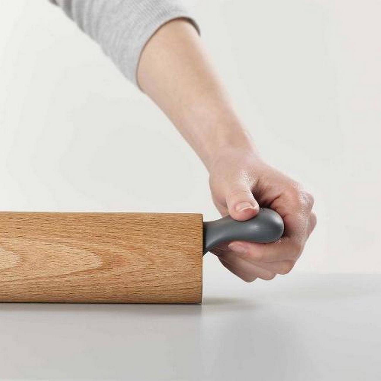 joseph-joseph-grip-pin-grey-ergonomic-rolling-pin - Joseph Joseph Grip-Pin Grey Ergonomic Rolling Pin